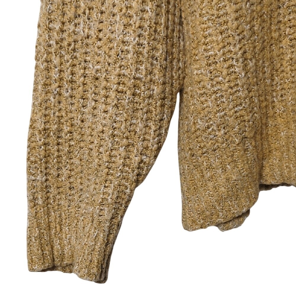 ASOS DESIGN Super Oversized Ribbed Knit Button Cardigan Tan Small Large RUNS BIG - Picture 11 of 13